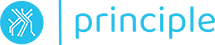 Logotipo Principle do rodapé.